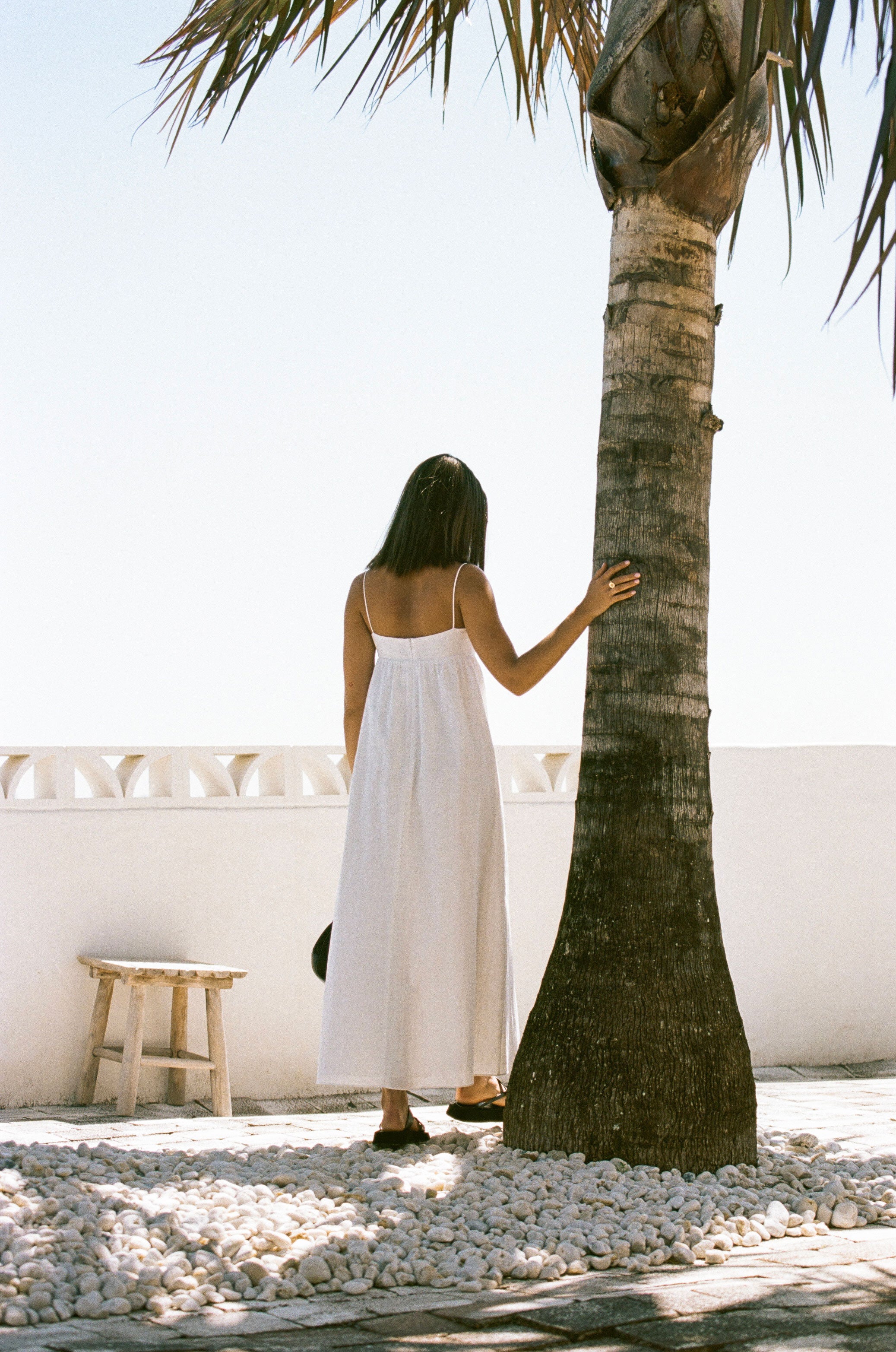 Stylish Women's White Azaria Cotton Dress for Effortless Elegance