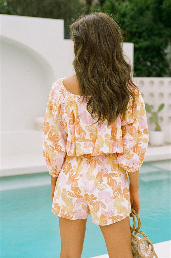 Unique Floral Alita Shorts - Sample in Perfect XS Size