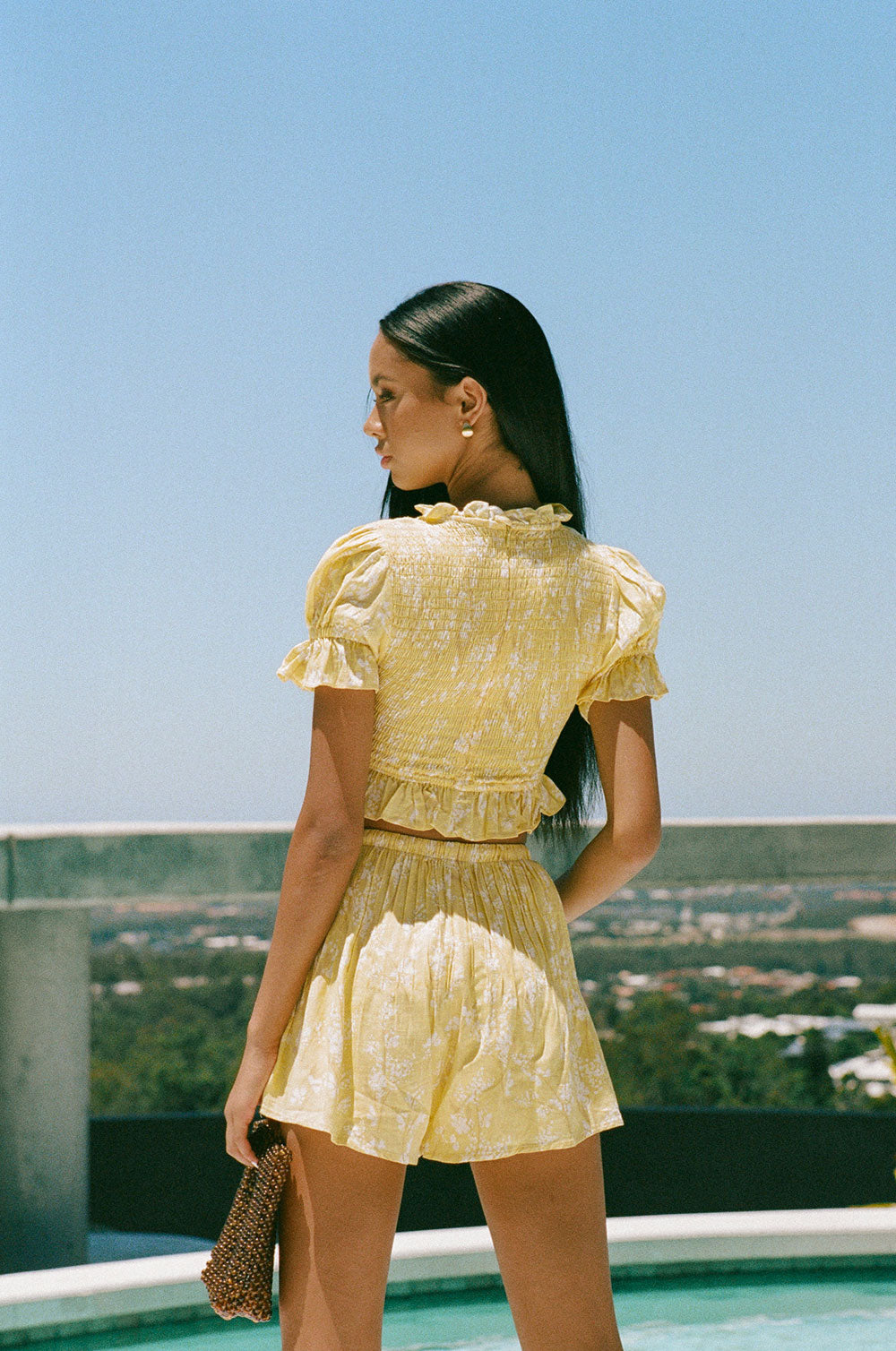 Unique Silky Mahli Sample Top with a Special Flair