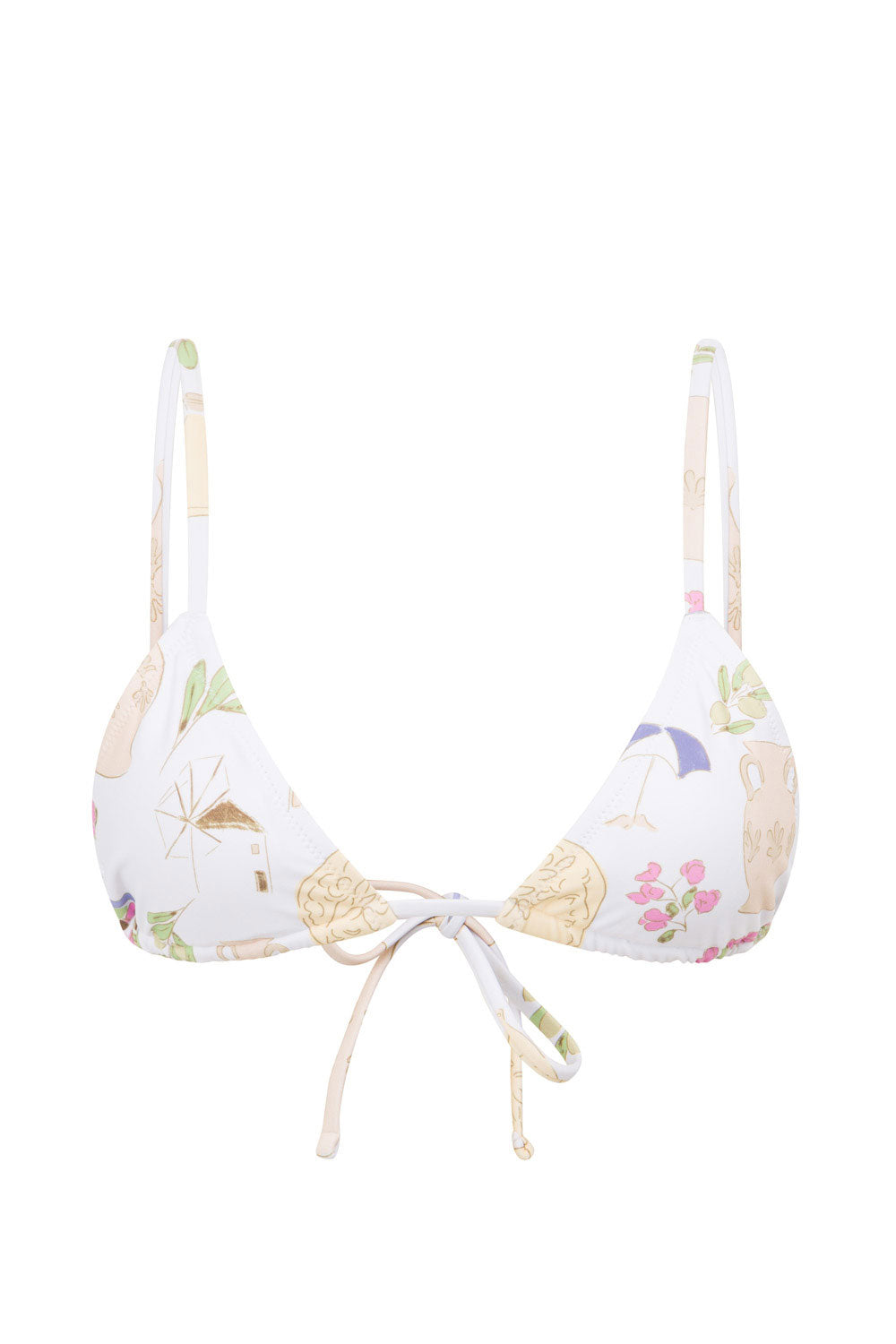Rhodes Summer-Inspired Triangular Swim Top