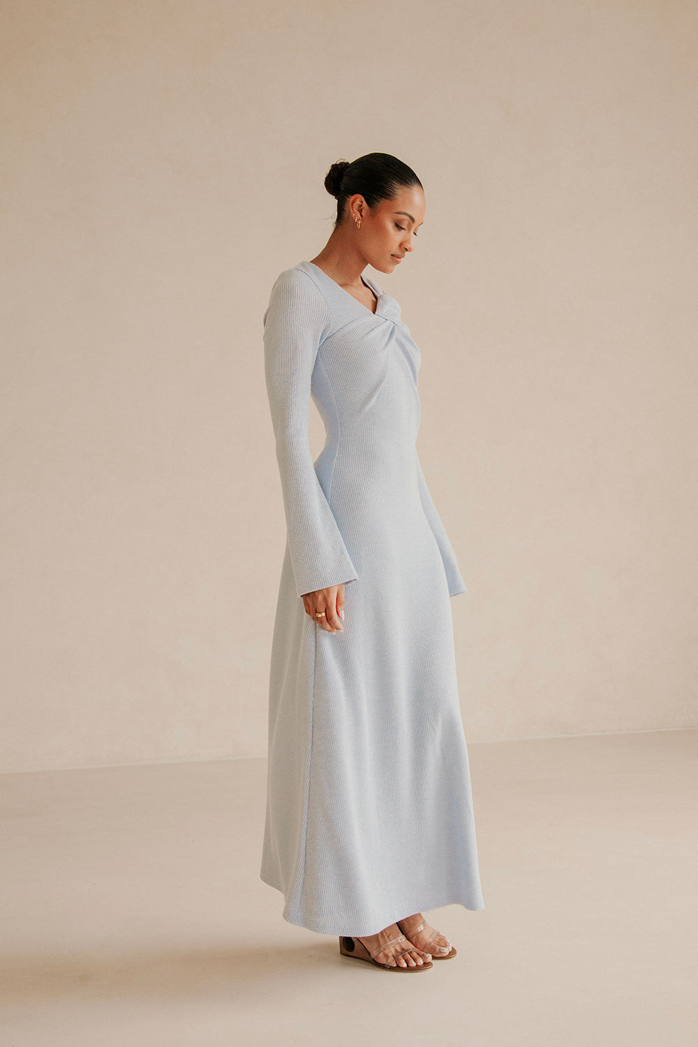 Blue Women's Nyla Party Dress from SABO x Kayla Boyd Collection