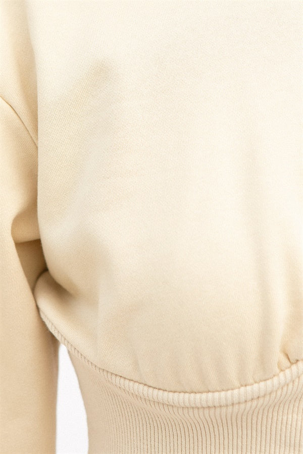 Allara Women's Sweater Top in Butterscotch Shade