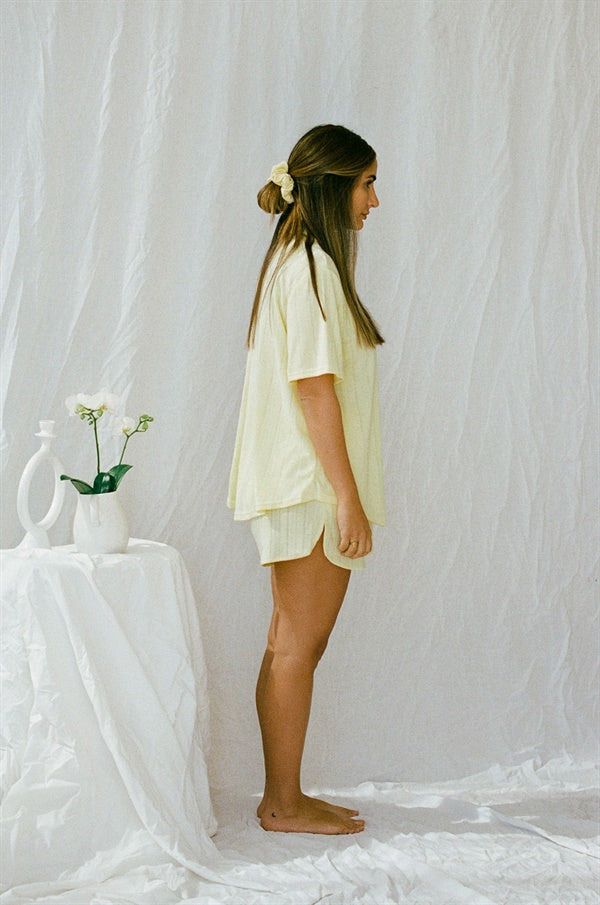 Siesta Lemon Pajama Top - Super Soft and Comfy Sleepwear