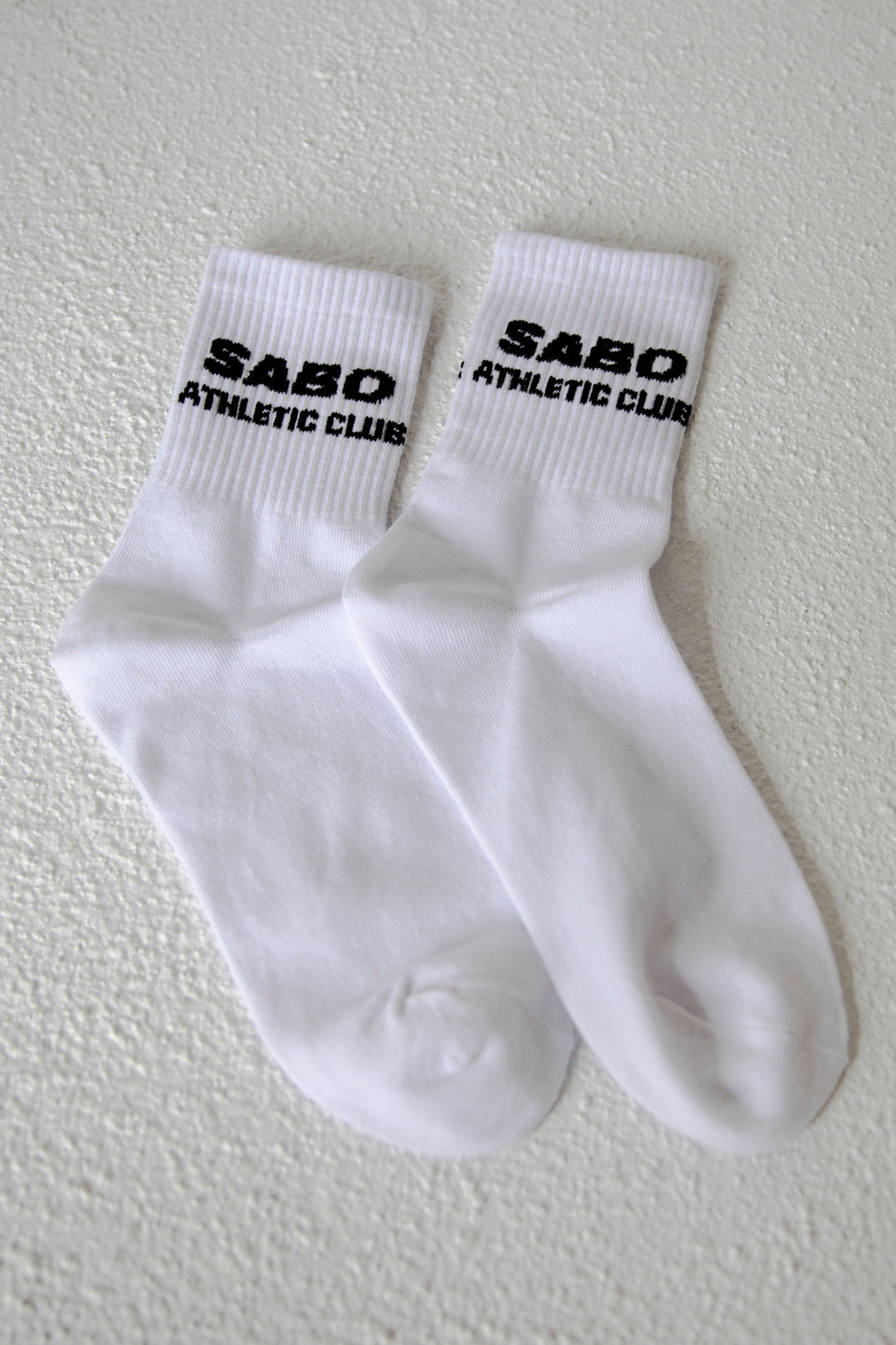 Black Sabo Athletic Club Crew Socks - Ideal Athletic Footwear Accessory