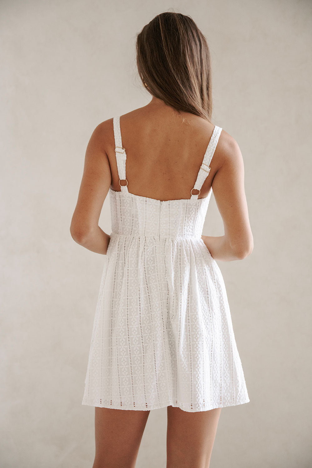 Unique Sabo Laurenne Dress - One - of - a - Kind with Brown Dot