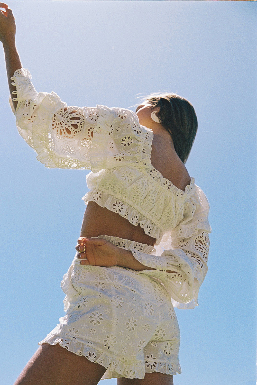 Unique ZACO Palais Top with Small Faint Yellow Marks