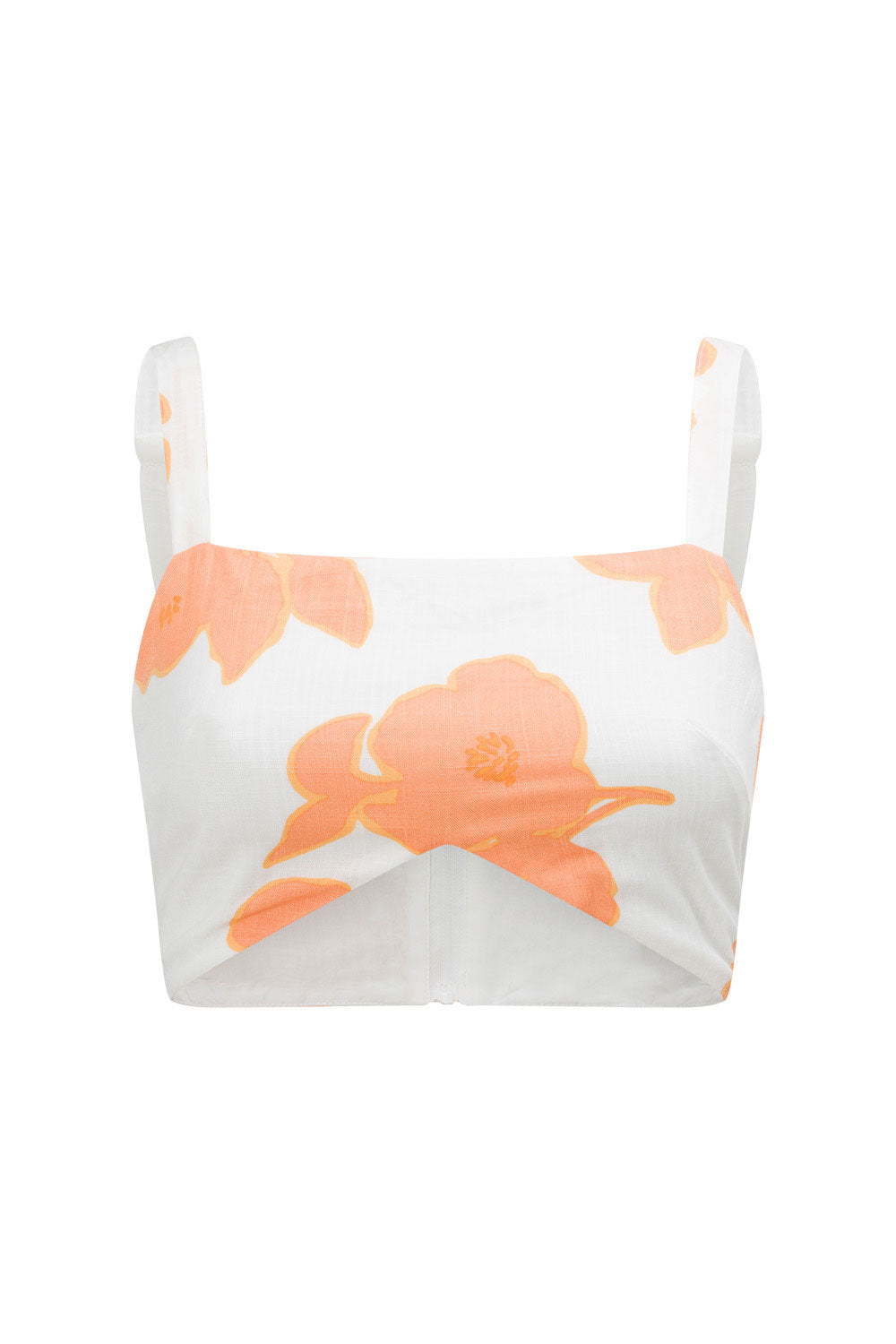 Exclusive Floret Print Viscose Hakura Retro-Inspired Top