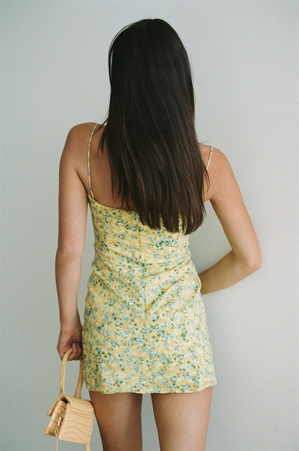 Exclusive Buttercup-Colored Naoki Women's Dress Sample