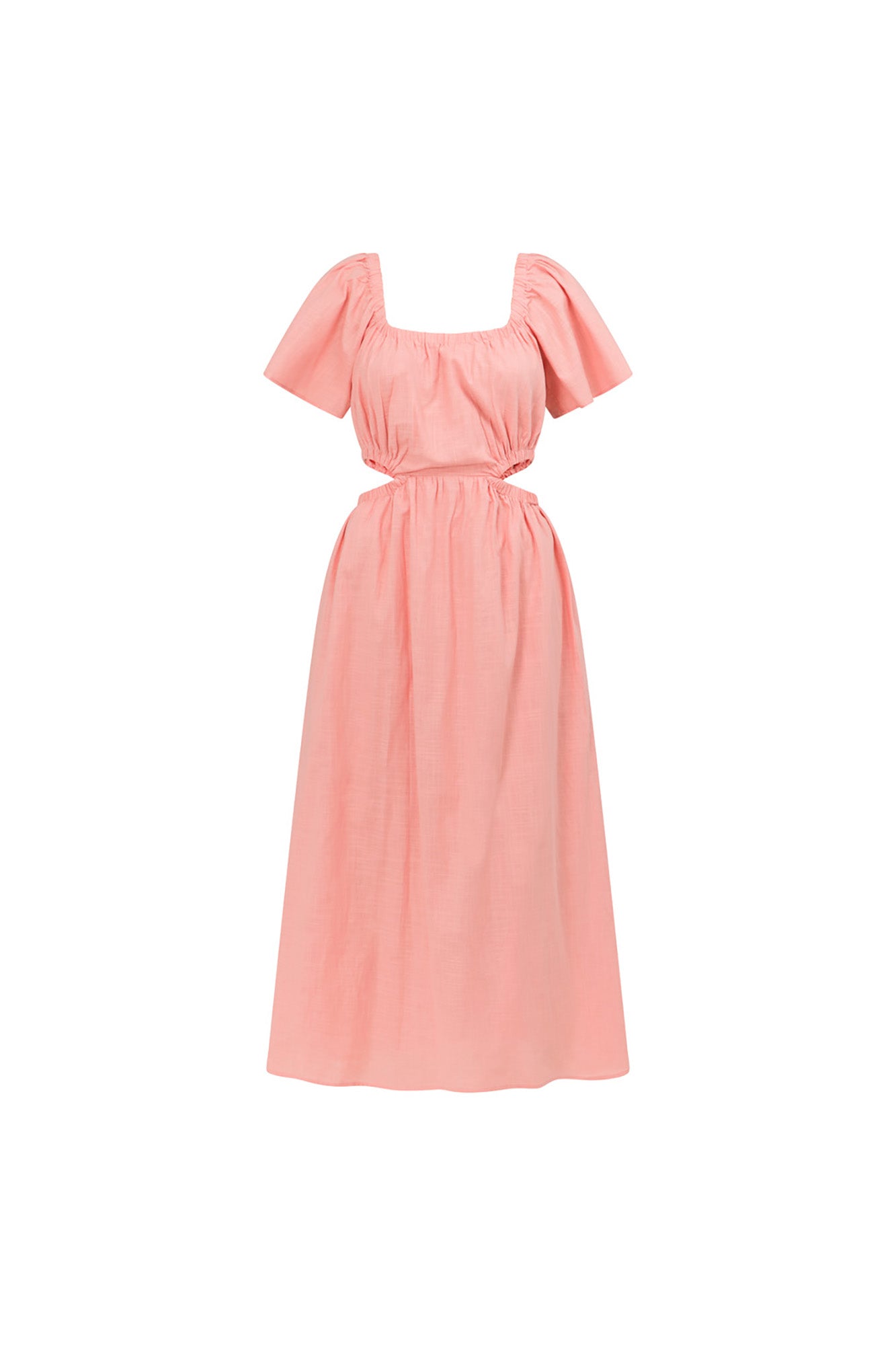 Exquisite Pink Ezzy Midi Dress for Special Events