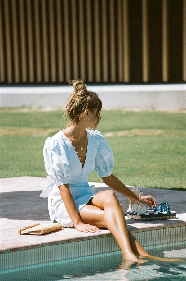 Exclusive Blue Kori Dress - One - of - a - Kind Sample