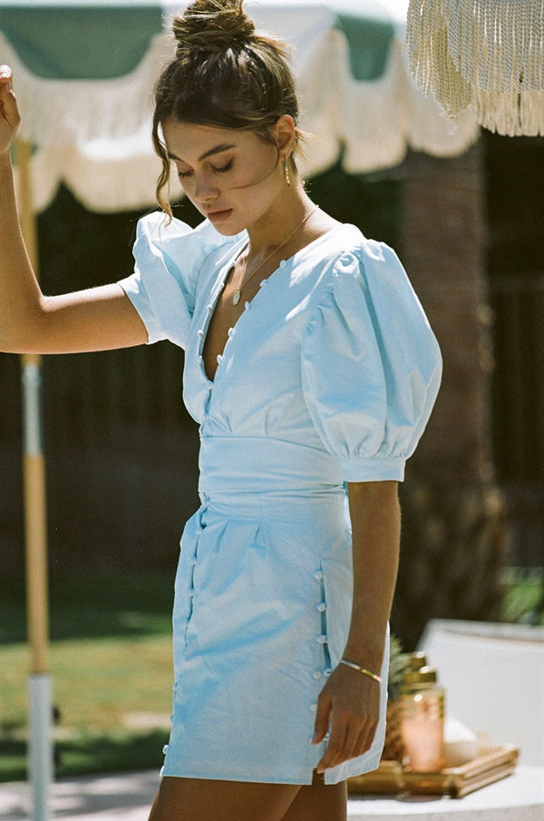 Exclusive Blue Kori Dress - One - of - a - Kind Sample