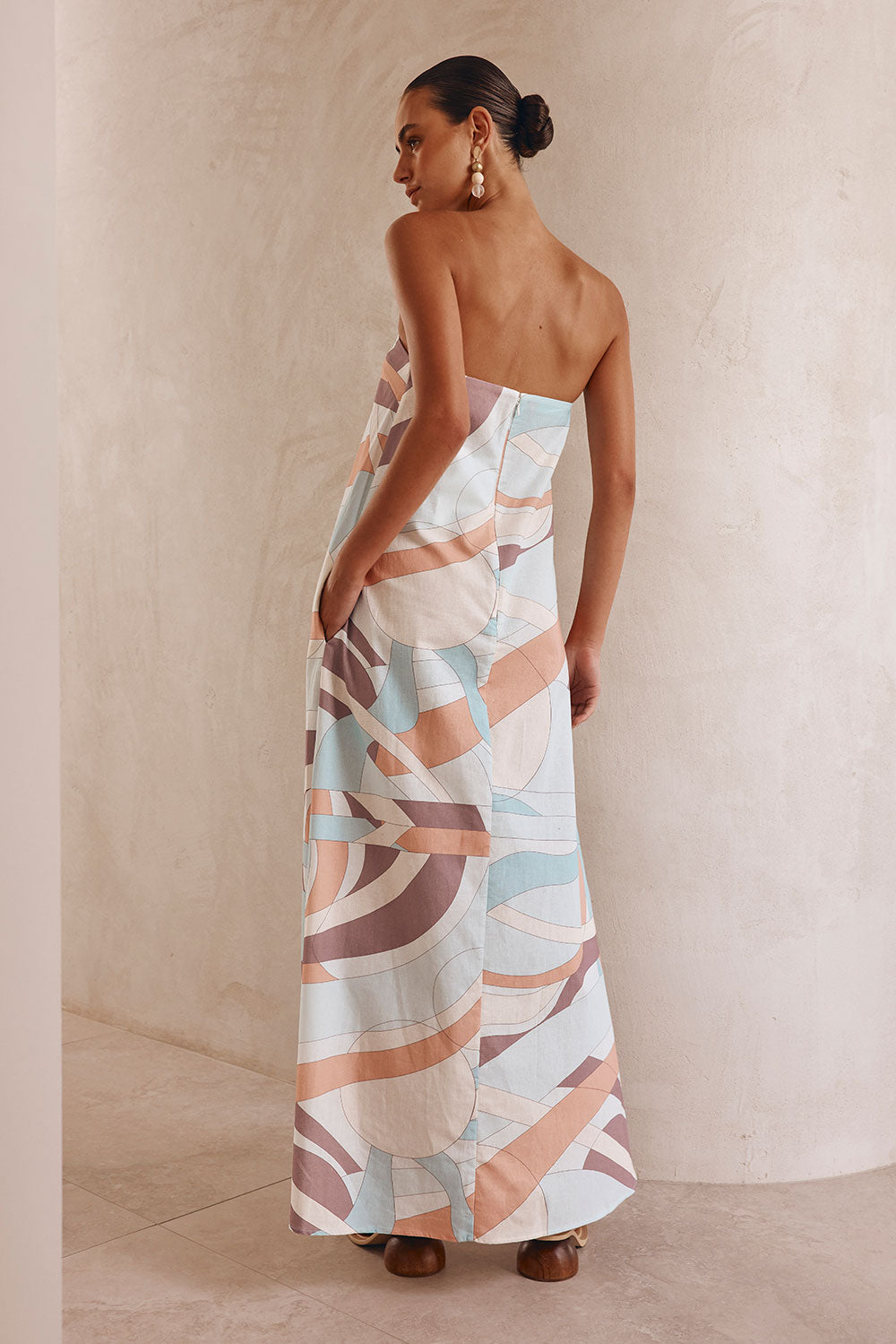 Noah Halcyon Print Women's Maxi Dress - Exclusive Design