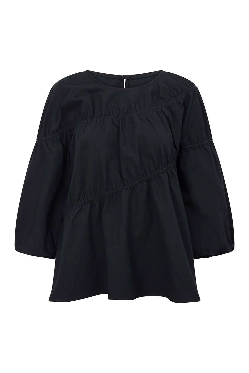 Black Akel Women's Fashion Top - A Signature Sabo Creation