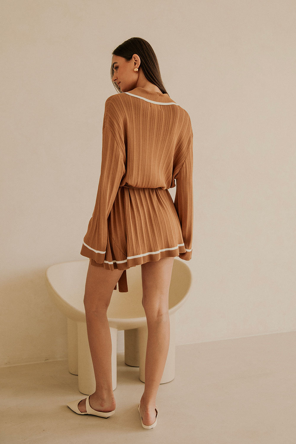 Exquisite Tan Beau Women's Dress