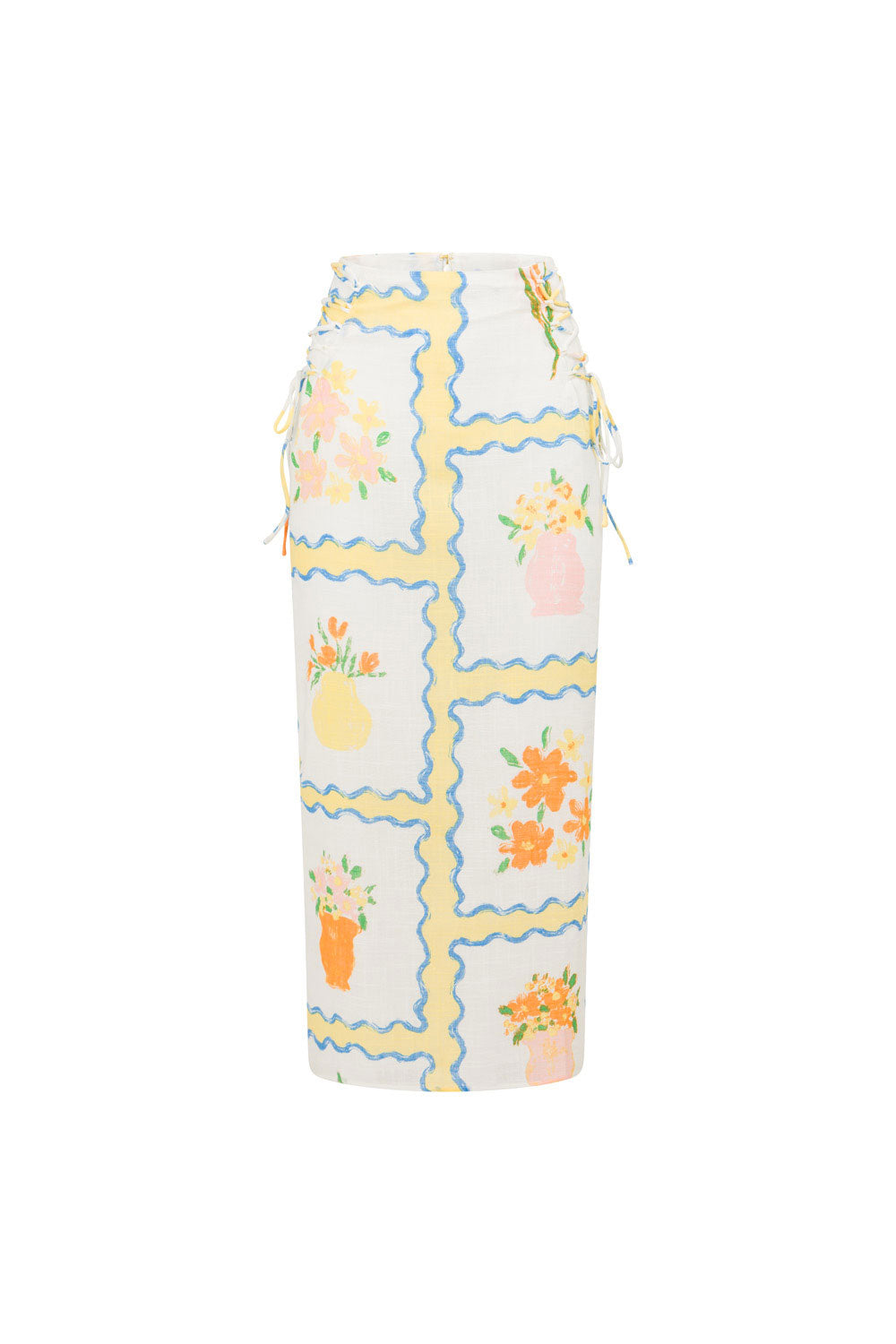 Unique Sample of Taleah Flower Pots Print Women's Skirt