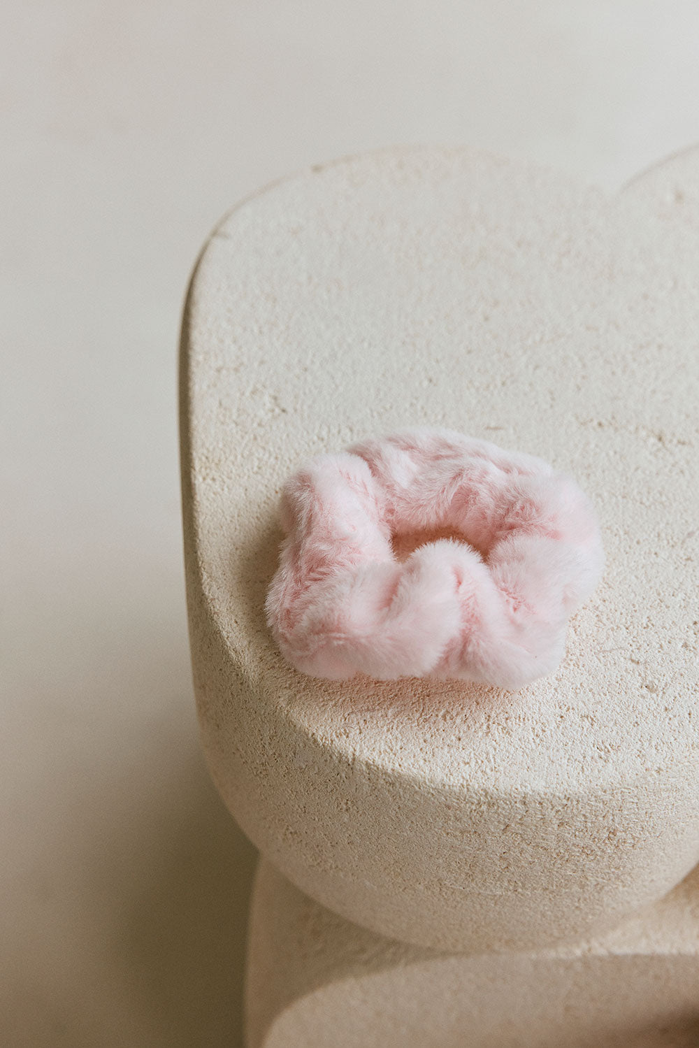 Cher-style Soft and Fluffy Elastic Hair Scrunchie for High Ponytail
