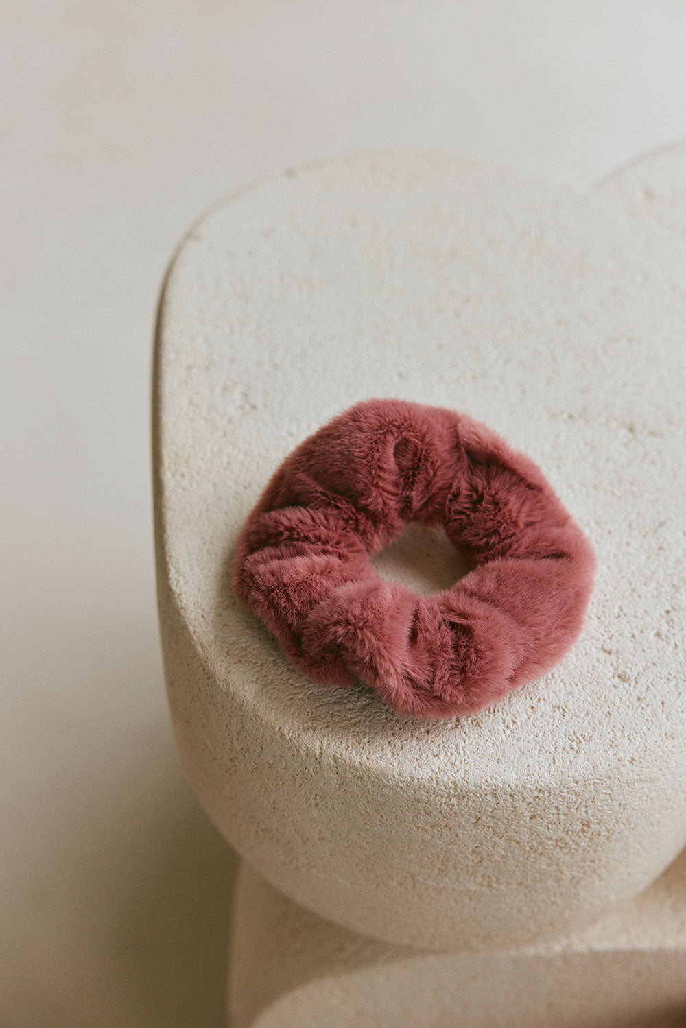 Cher-style Soft and Fluffy Elastic Hair Scrunchie for High Ponytail