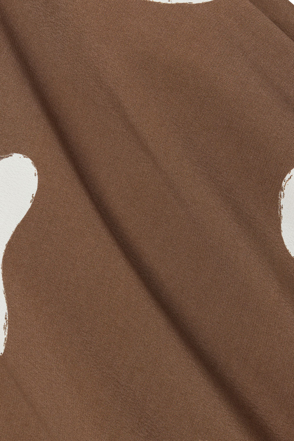 Stylish Lessi Maxi Dress in Exclusive Galene Brown Print