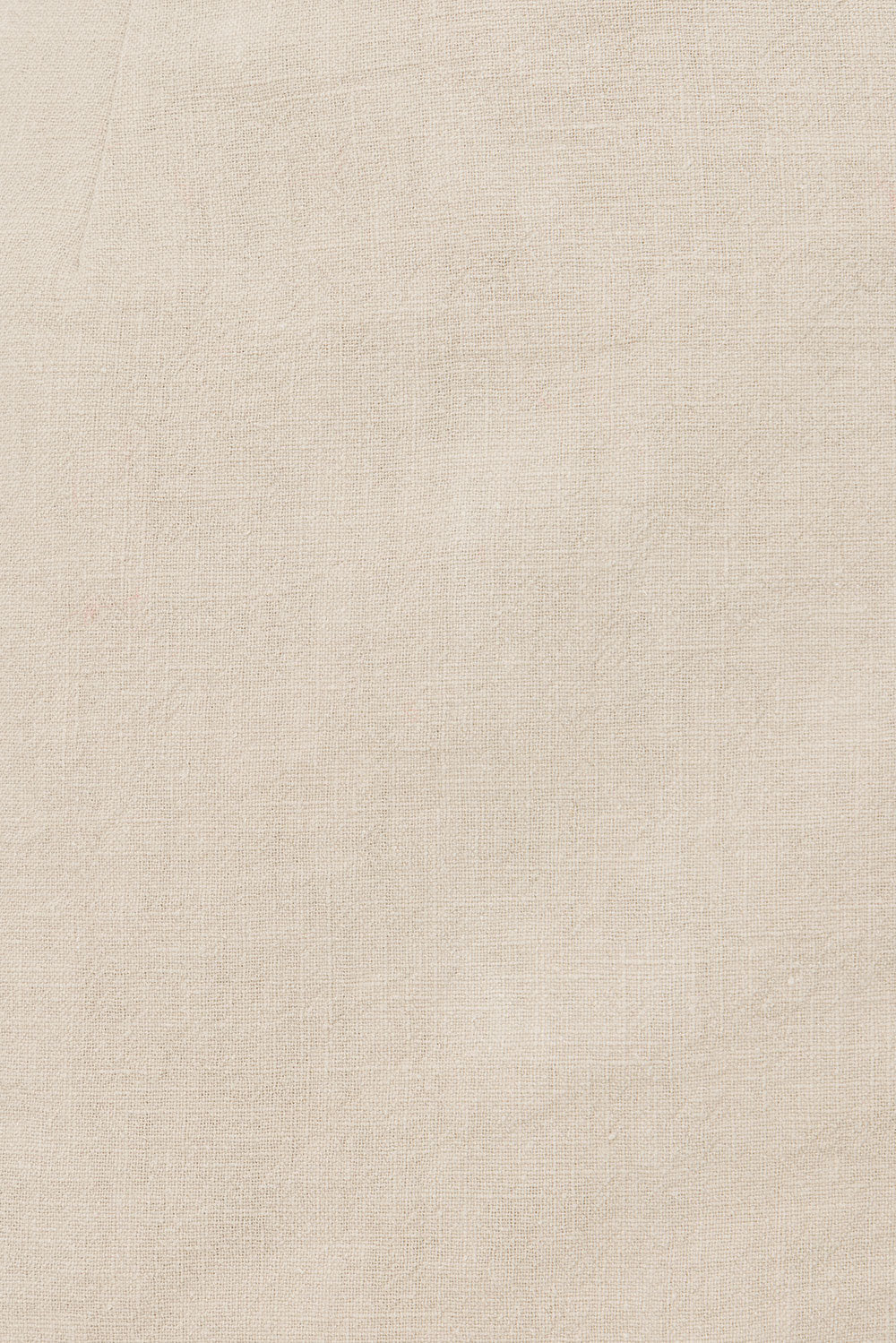 High - Waisted Stone - Hue Structured Linen Cotton Blend Birdie Skort