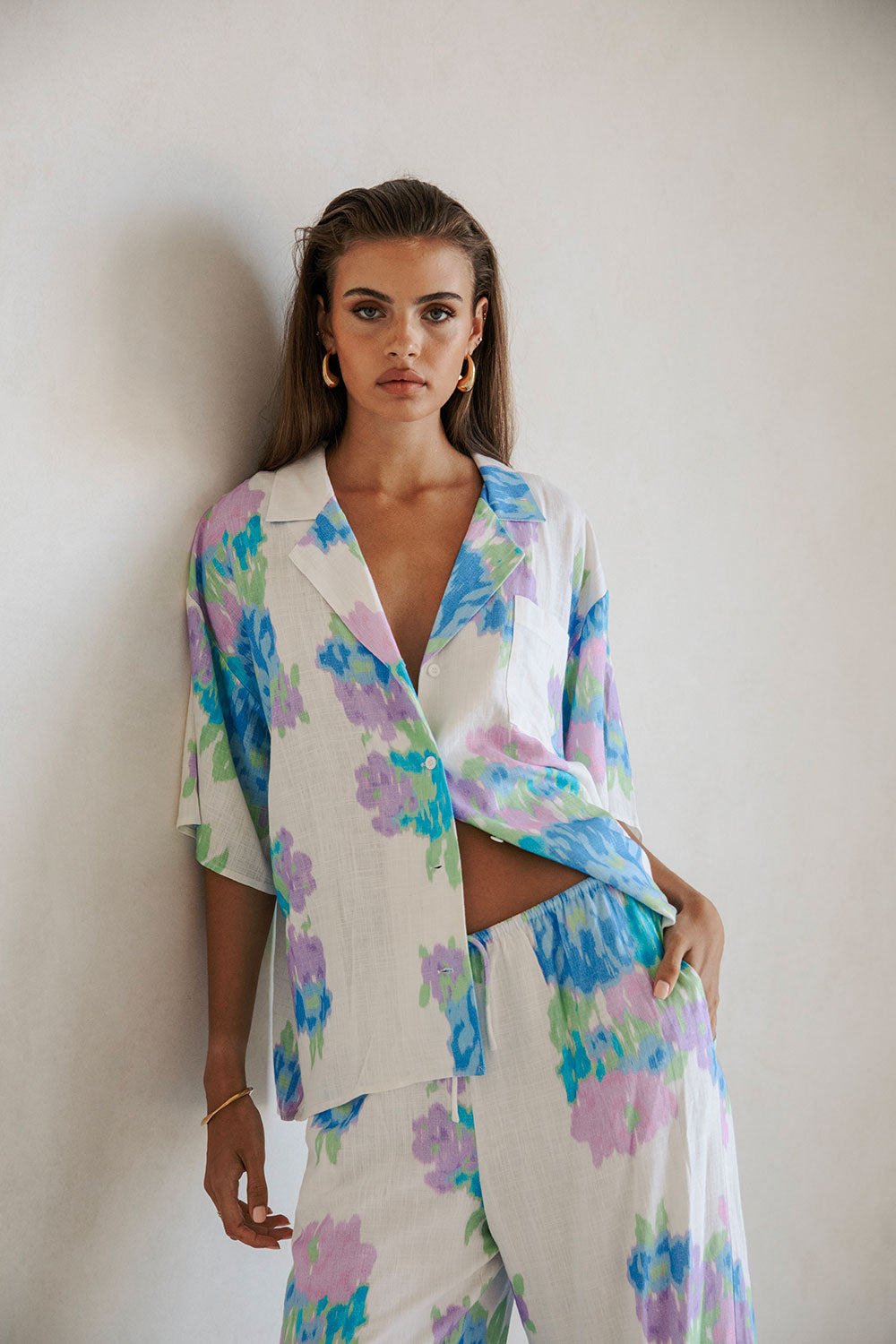 Unique Immi Cascade Floral Top - Sample Piece