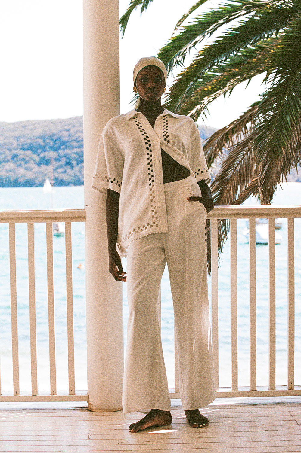 Unique White Alyssia Pants - One - of - a - Kind Sample