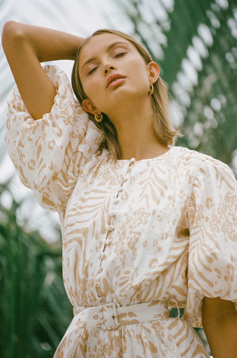 Unique Aura Linen Sample Dress for Personal Wear