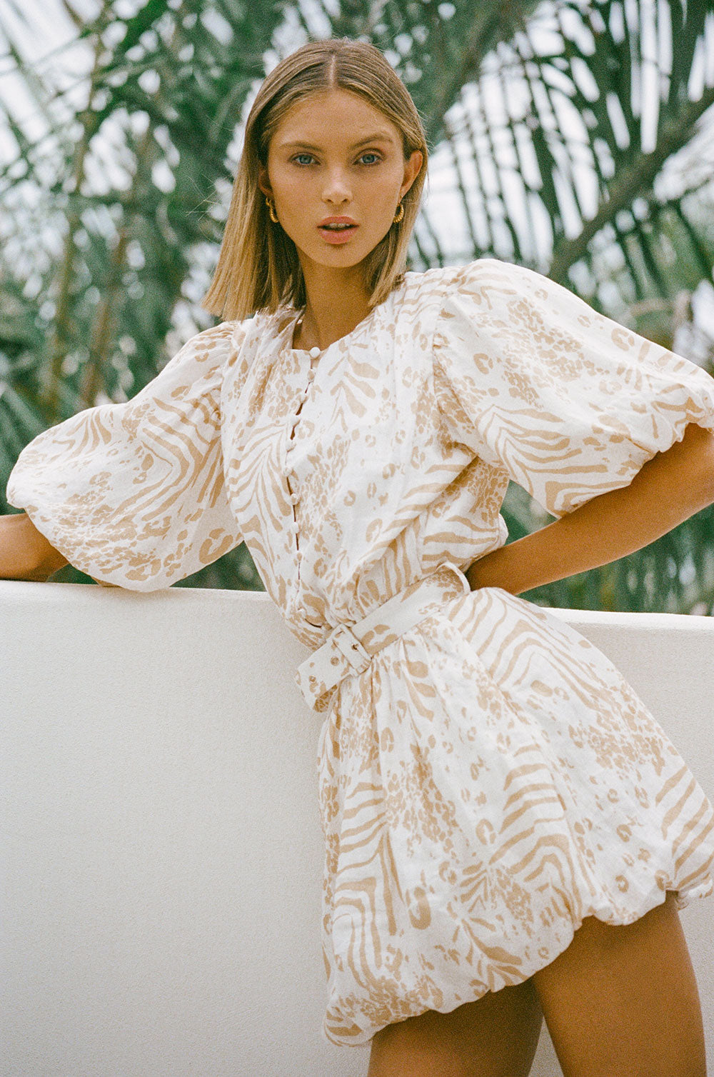 Unique Aura Linen Sample Dress for Personal Wear