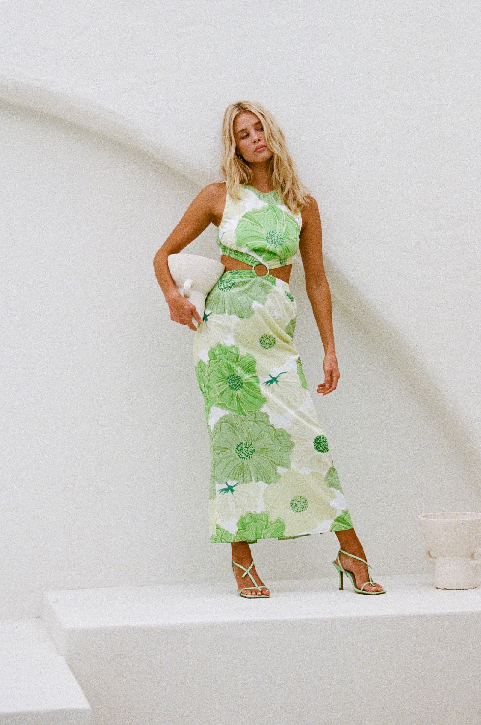 Unique Melita Cutout Sample Dress with Distinctive Flair