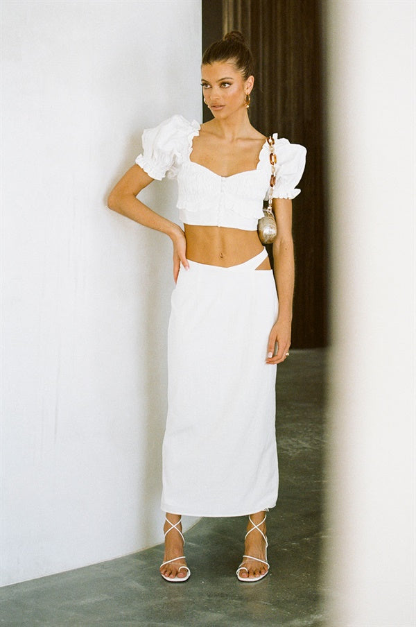 Exclusive Chantria Shirred Top - Perfect XS Sample