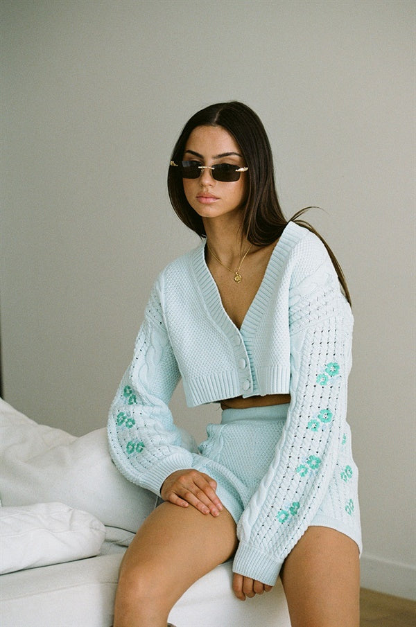 Gabbi Soft Cotton Blend Knit Cardigan for Cooler Months