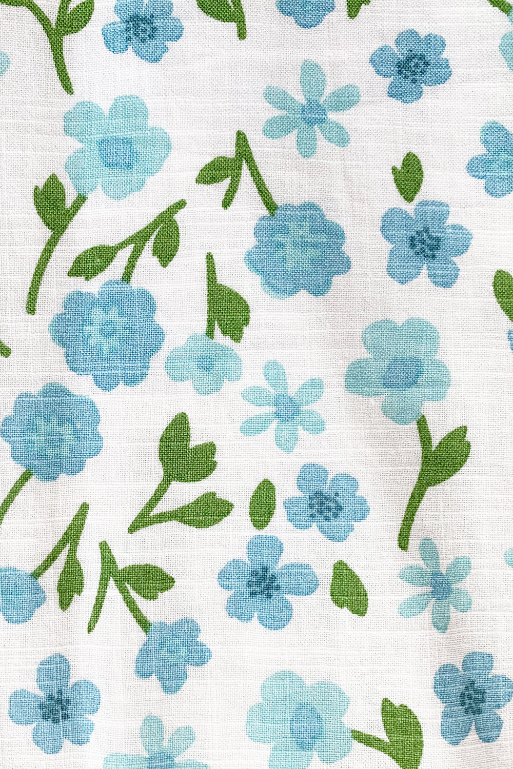 Exclusive Vintage Blue Floral Print Kelissa Women's Dress