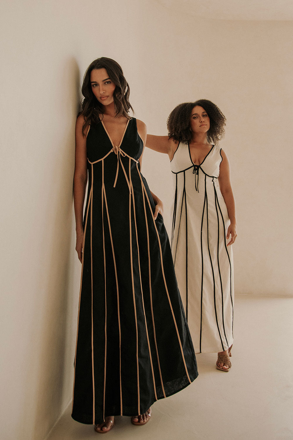 Black Maylin Women's Maxi Dress - An Exclusive Design by Sabo