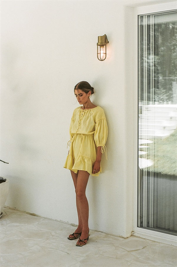 Exclusive Yellow Anouk Women's Dress - A Sample Piece