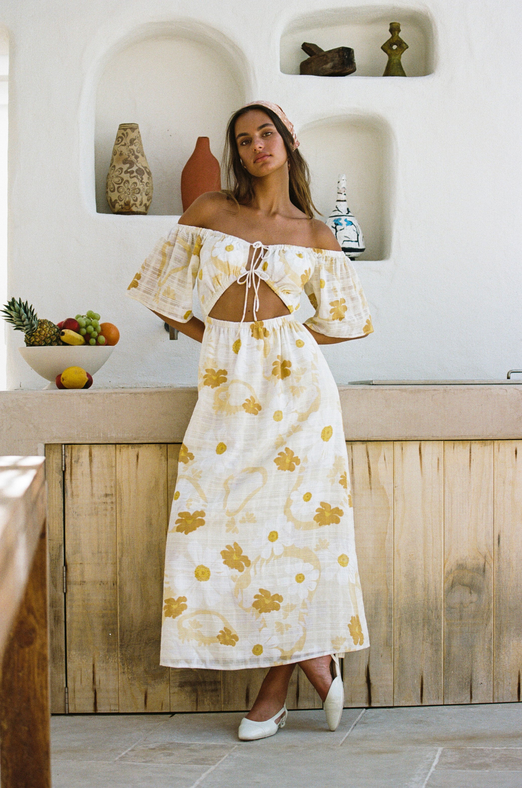 Sample Women's Off-the-Shoulder Nalu Style Dress