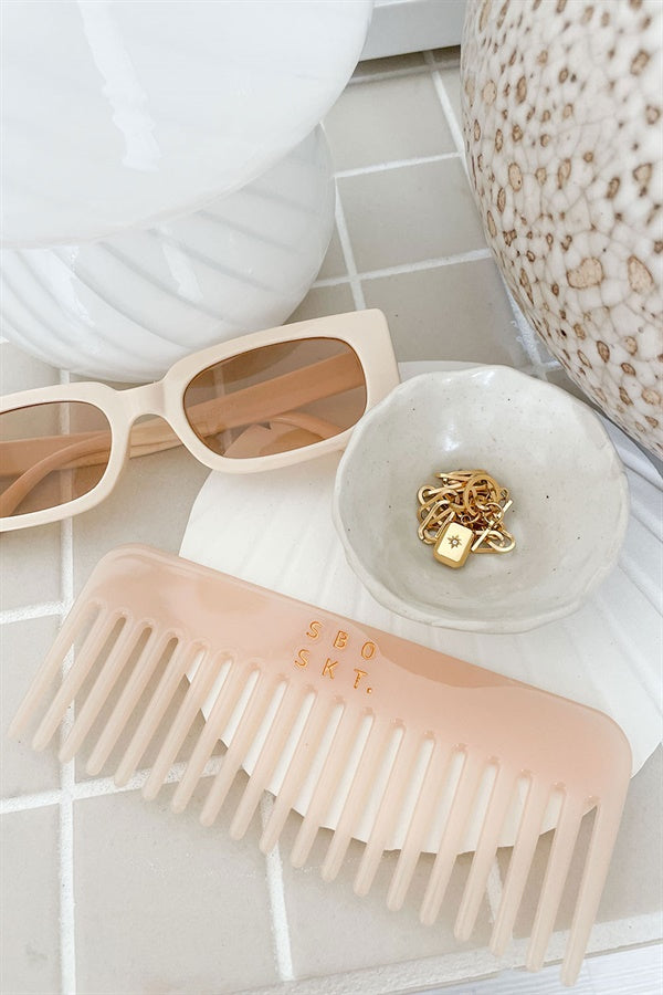 Champagne - Colored SBO SKT Comb: Super Cute and Handy for Travel