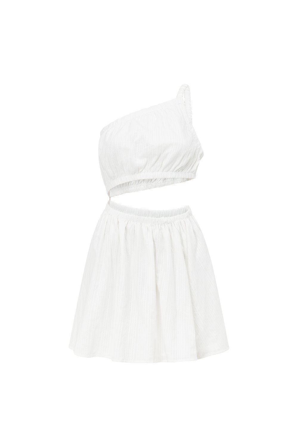White Women's Sample Nadiya Dress Inspired by Rome Style