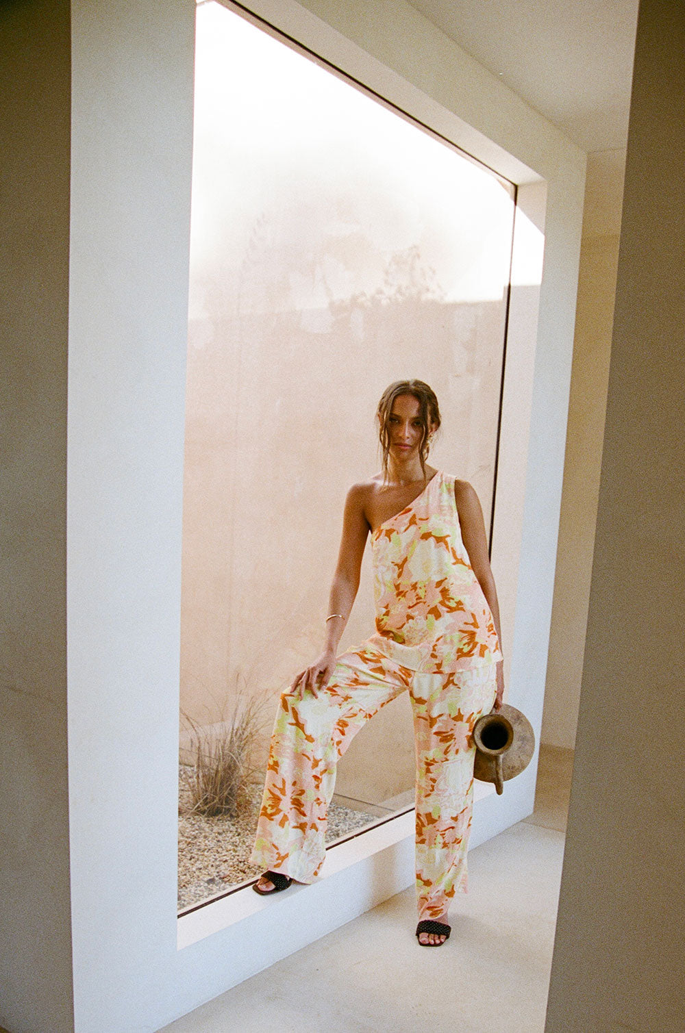 Fashionable Sample - Motion Floral Parlour Pants for Women