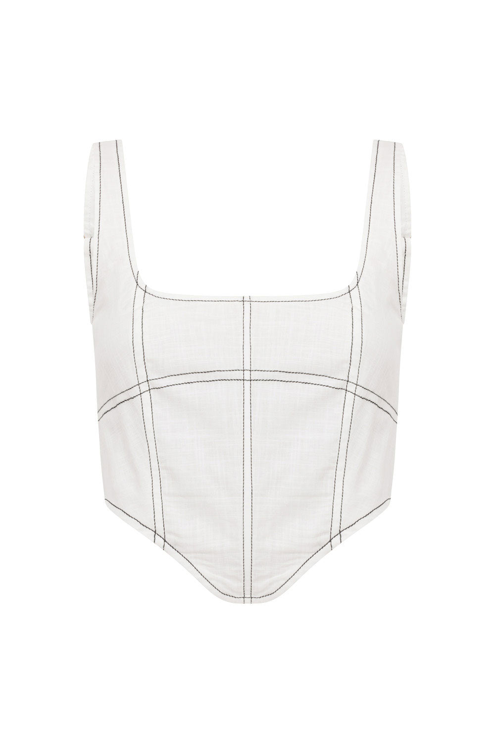 Exclusive White Koralie Women's Fashion Top - Sample Edition