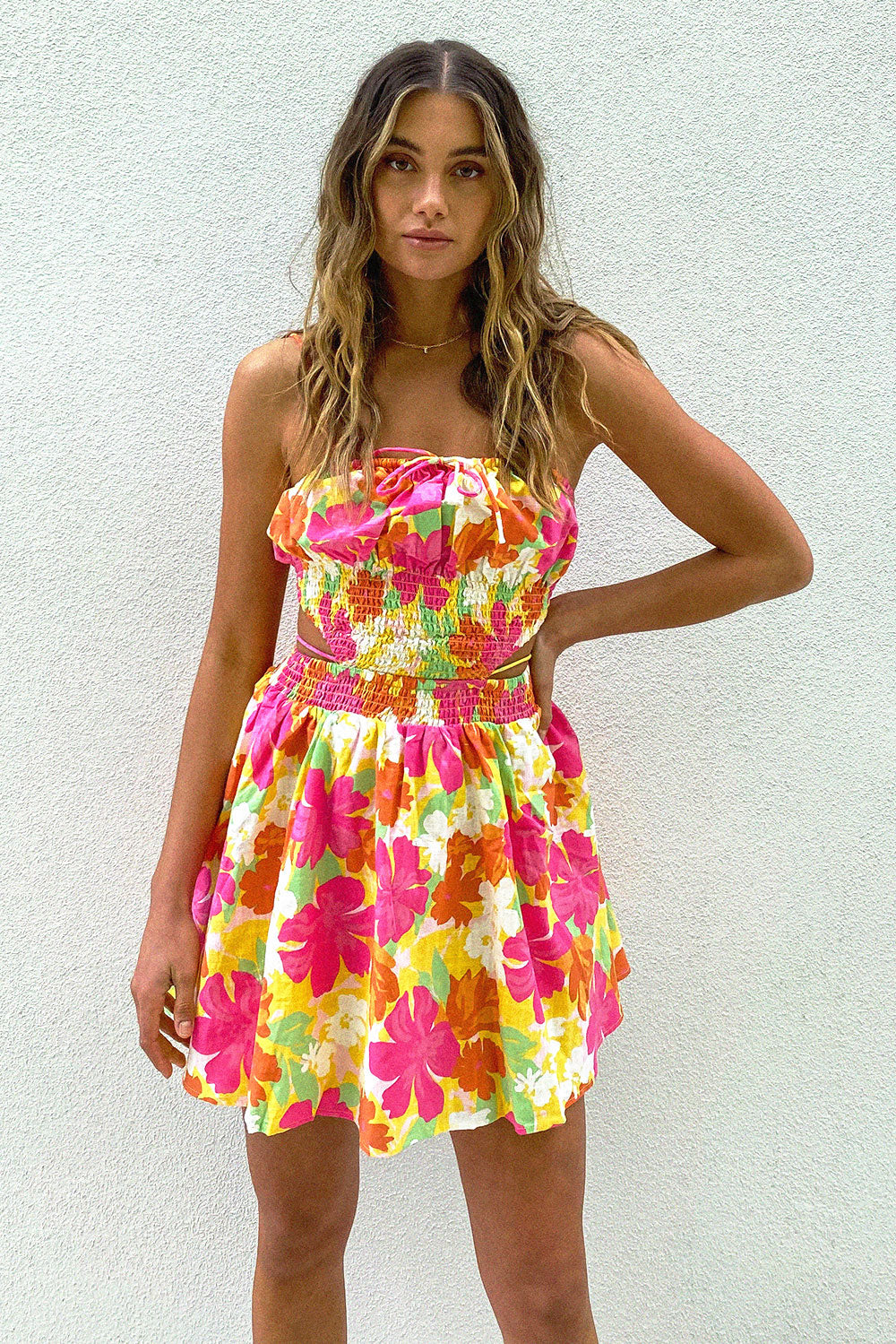 Exclusive Bianca Shirred Dress - Perfect XS Sample for You