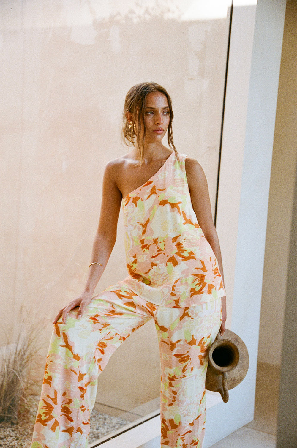 Fashionable Sample - Motion Floral Parlour Pants for Women