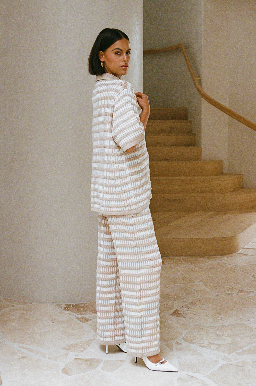 Cosy Textured Knit Aya Winter Pants