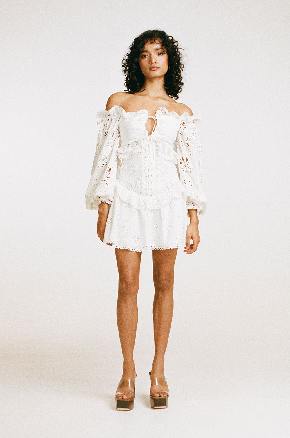 Unique ZACO Moulin Sample Dress with Faint Yellow Marks