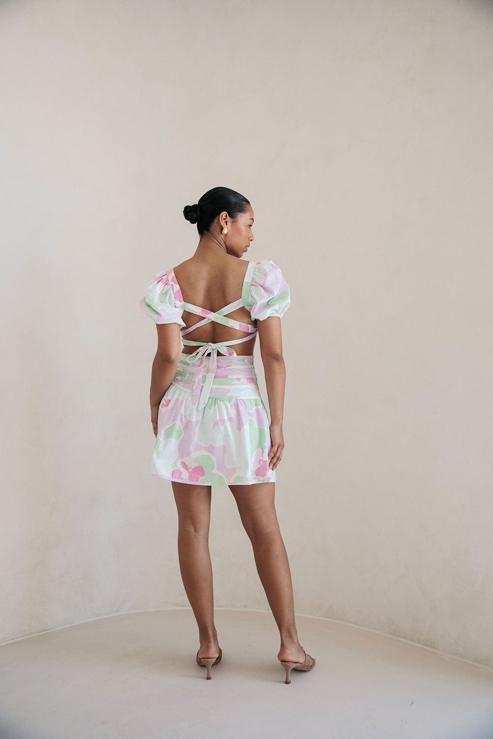 Unique Misty Floral Mars Ring Skirt - Sample Piece