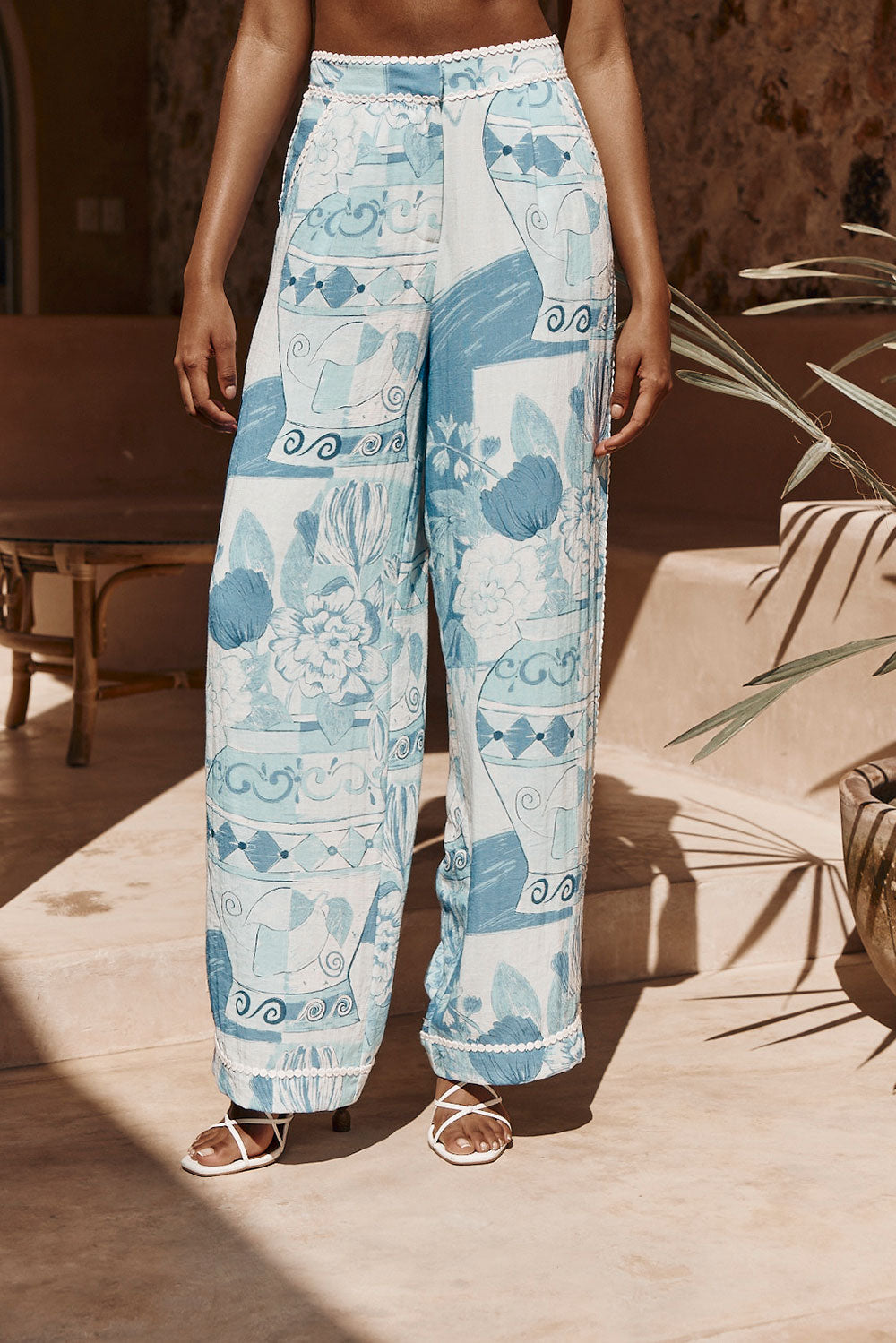 Sample Vaso Blue Kelia Casual Pants for Stylish Wear
