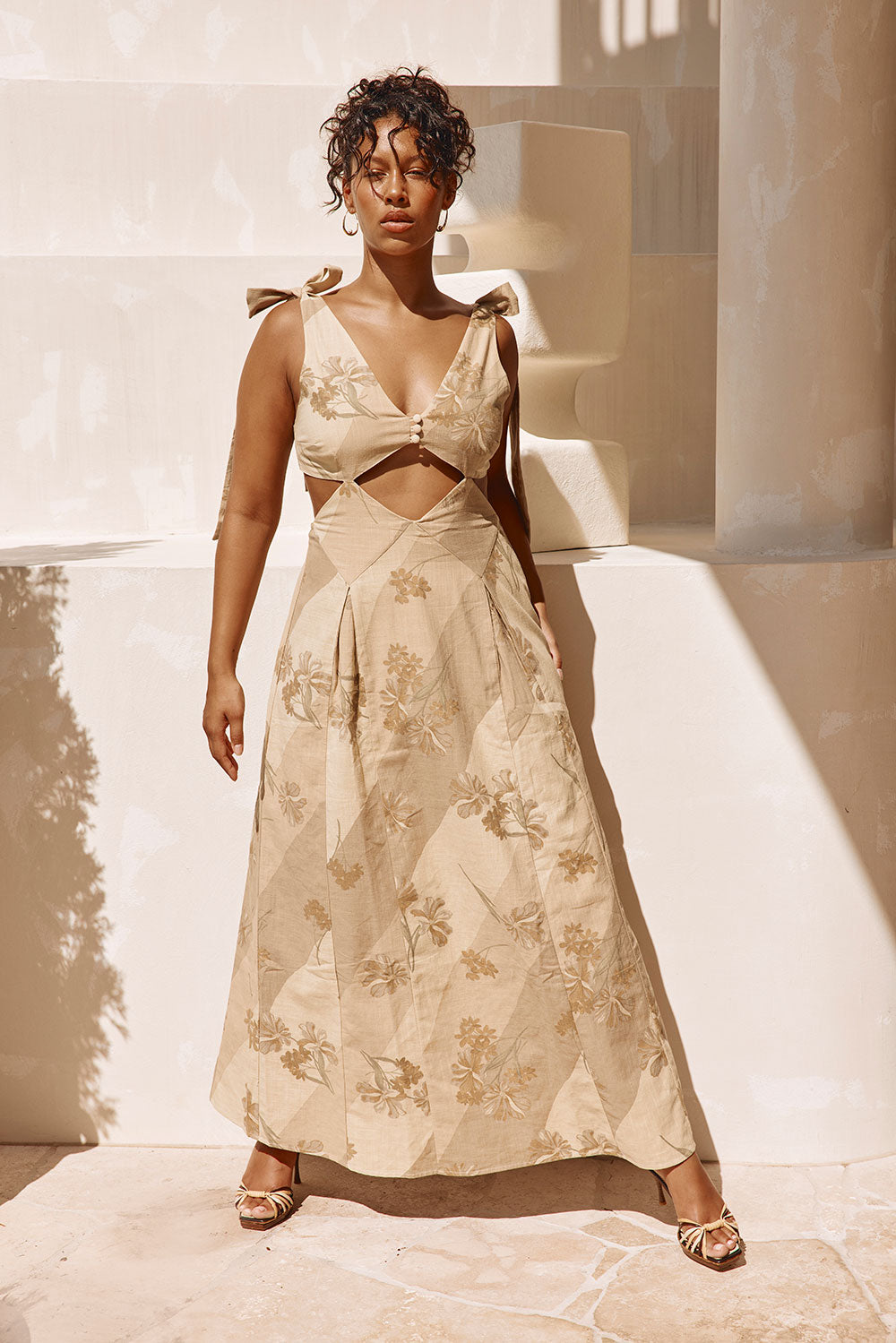 Unique Sample of Maivie Tawny Bloom Women's Dress