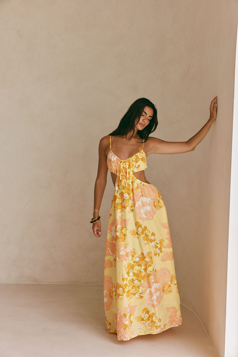 Sabo's Exclusively Designed Kaira Breeze Floral Print Women's Maxi Dress