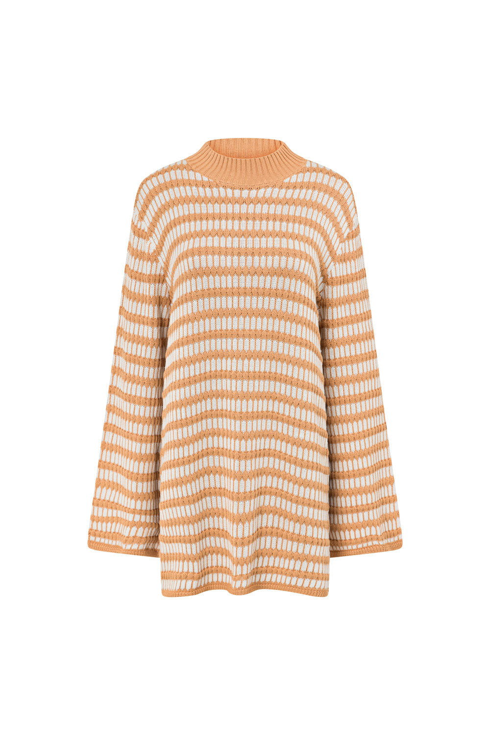 Stylish Morela Honey Stripe Knit Women's Dress - Sample for Size XS