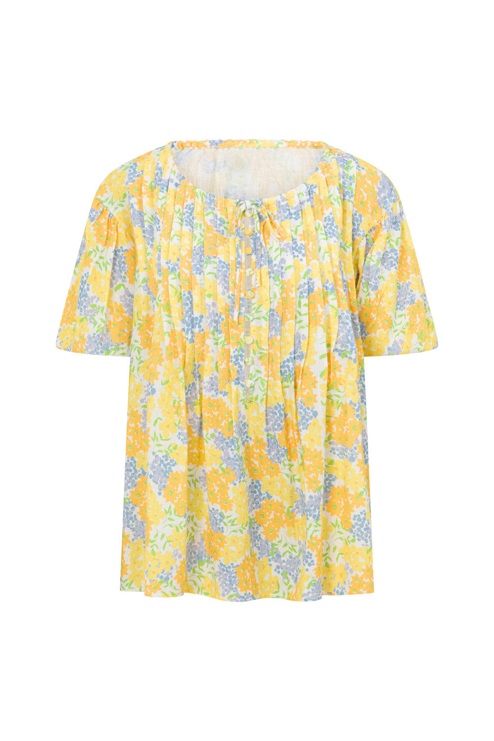Sabo's Exclusive Leta Tropical Floral Print Relaxed Top