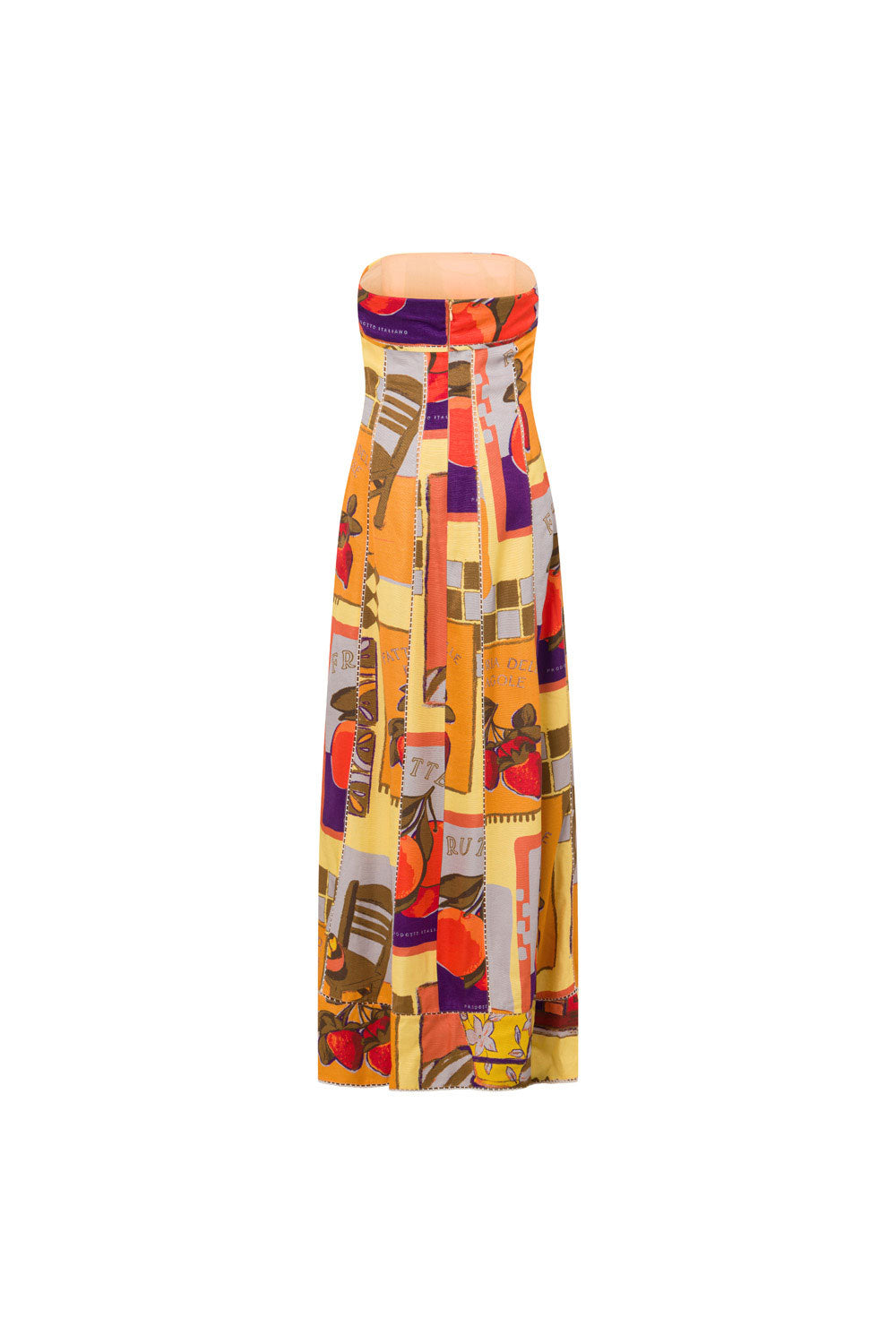 Stylish Antonella Viscose Voile Maxi Dress in Villagio Yellow