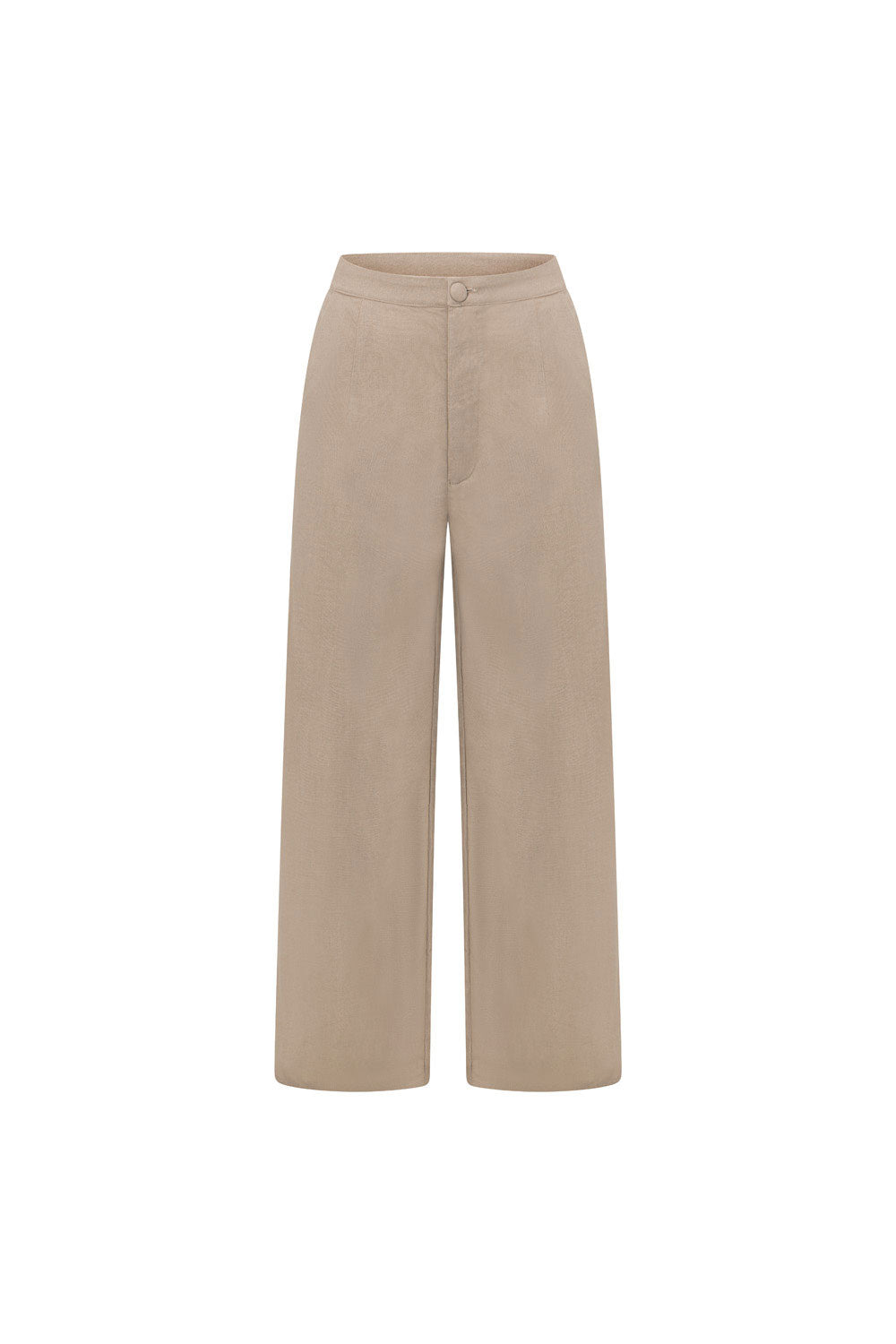 Stylish Women's Aimee Linen-Cotton Blend Wide-Leg High-Waisted Pants